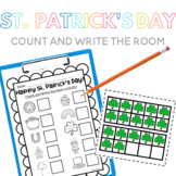 St. Patrick's Day Count and Write the Room Activity