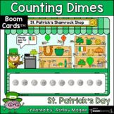 St. Patrick's Day Counting Coins Dimes Money Boom Cards