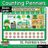 St. Patrick's Day Counting Pennies Boom Cards - Digital Di