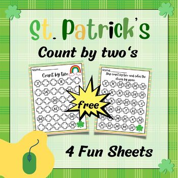 Preview of St. Patrick's Day Counting by Two's