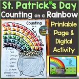 St. Patrick's Day Counting on a Rainbow Page & Digital Goo