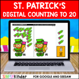 St. Patrick's Day Counting to 20 for Google and Seesaw