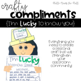 St. Patrick's Day Craft {Crafty Compliments March} Leprech