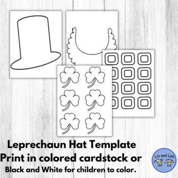 St. Patrick Leprechaun Hat Acrylic Blank – Moxie Vinyls