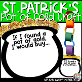 St. Patrick's Day Pot of Gold Writing Craft - Bulletin Board