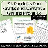 St. Patrick's Day Craft and Narrative Writing Prompts -  F