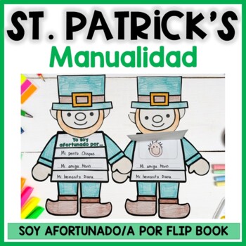 Preview of San Patricio | St Patrick's Day Leprechaun Craft in Spanish