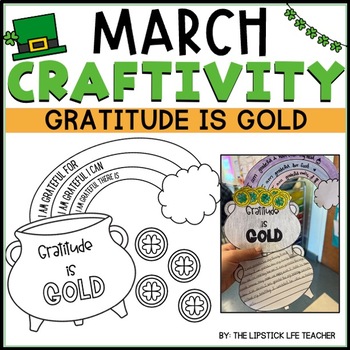 Preview of St. Patrick's Day Craftivity, March Craft SEL Student Activity