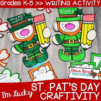 Preview of St. Patrick's Day Craftivity | St. Patrick's Day Writing  | March Bulletin Board