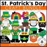 St Patricks Day Crafts Leprechaun Rainbow Clover Kindergar