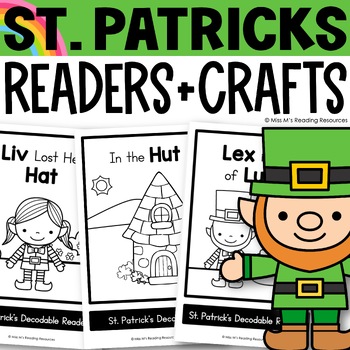 Preview of St Patricks Day Craft and Decodable Readers St Patrick's Day Bulletin Board