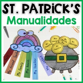 Preview of St Patrick's Day Crafts in Spanish | Actividad de San Patricio | Bulletin Board