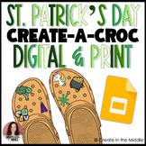 St. Patrick's Day Create-A-Croc About Me Activity | Digita