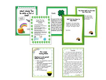Preview of St. Patrick's Day Creative Writing Freebie!