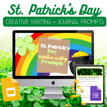 Preview of St. Patrick's Day Creative Writing / Journal / Activity | Middle and High School