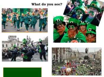 Preview of St. Patrick's Day - Cross Cultural - Carnival x St. Patrick's - ESL - digital