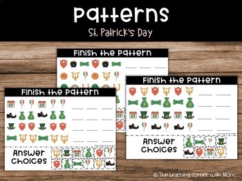 Preview of St. Patrick's Day Cut & Paste Pattern