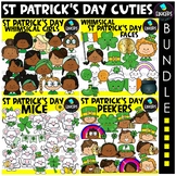 St Patrick's Day Cuties Clip Art Bundle {Educlips Clipart}