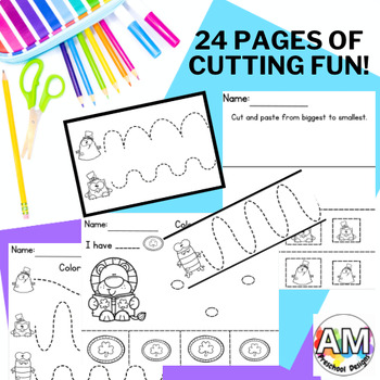Preview of St. Patrick’s Day Cutting with Scissors Practice - Fine Motor Skills Activity