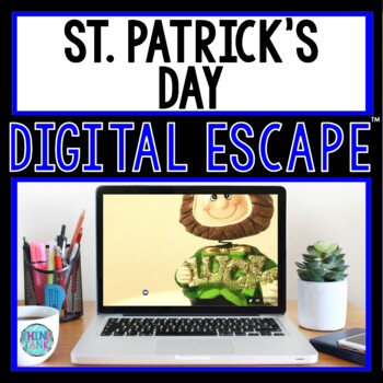 Preview of St. Patrick's Day DIGITAL ESCAPE ROOM for Google Drive® | Holiday Activity
