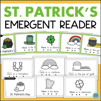 Preview of St. Patrick's Day Decodable Book Emergent Reader Kindergarten Sight Words