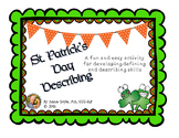 St. Patrick's Day Describing