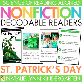 Preview of St. Patrick's Day Differentiated Nonfiction Decodable Readers Science of Reading