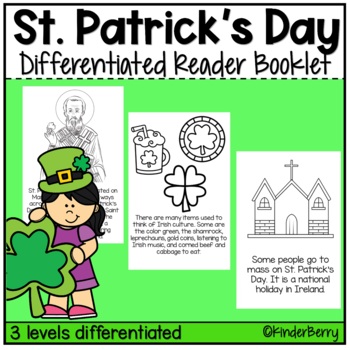 Preview of St. Patrick's Day Differentiated Reader Booklet