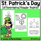St. Patrick's Day Differentiated Reader Booklet