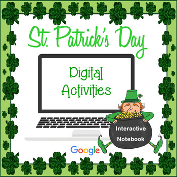 Preview of St. Patrick's Day Digital Activities - Interactive Notebook