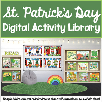 Preview of St. Patrick's Day Digital Activity Library: Google Slides