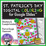 St. Patrick's Day Digital Coloring Pages for Google Slides™