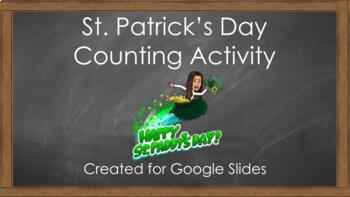 Preview of St. Patrick's Day Digital Counting Activity 