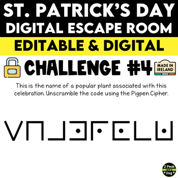Preview of St. Patrick's Day Digital Escape Room
