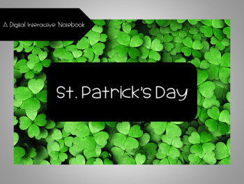 Preview of St. Patrick's Day Digital Interactive Notebook