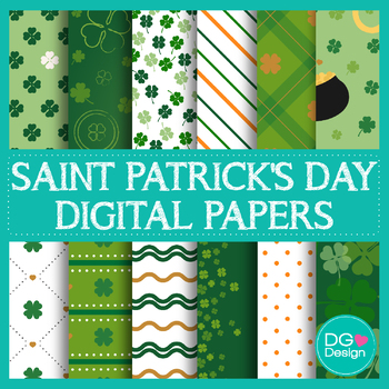 Preview of St. Patrick's Day Digital Papers