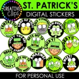St. Patrick's Day Digital Stickers: St. Patrick's Stickers