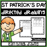 St. Patrick's Day Directed Drawing Activity for Including 