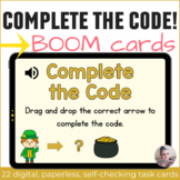 St. Patrick's Day Directional Coding Activities Digital Ta