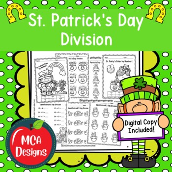 Preview of St. Patrick's Day Division Facts