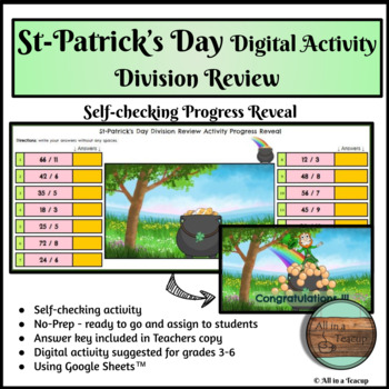 Preview of St-Patrick's Day Division Review Digital Activity Progress Reveal