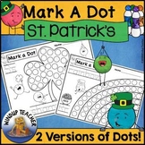 St. Patrick's Day Bingo Dot Dauber Worksheets - Do-A-Dot M