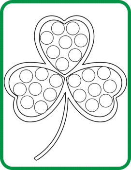 St. Patrick’s Day Dot Markers Fun Activity & Coloring Book by FunnyArti
