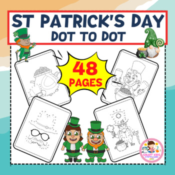 St. Patrick's Day Activity Book For Kids Ages 8-12: Perfect Gift for Irish  Friends Includes Irish Leprechaun With Coloring Pages, Dot Markers, Dot To  (Paperback)