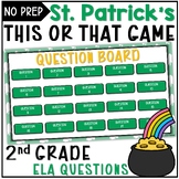 St Patrick's Day ELA | 2nd Grade Digital Resource Phonics 