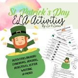 St. Patrick's Day ELA Activities!