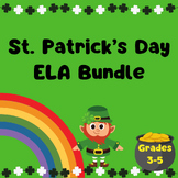 St. Patrick's Day ELA Bundle- Worksheet Packet, Reading Pa