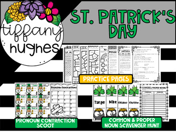 Preview of St. Patrick's Day- ELA and Math