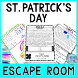 St. Patrick's Day ESCAPE ROOM - March Activity - Reading C