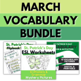 ESL Vocabulary St. Patrick's Day | ESL Newcomers Activitie